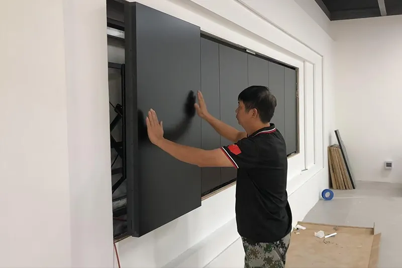 Quá trình lắp đặt màn hình LED